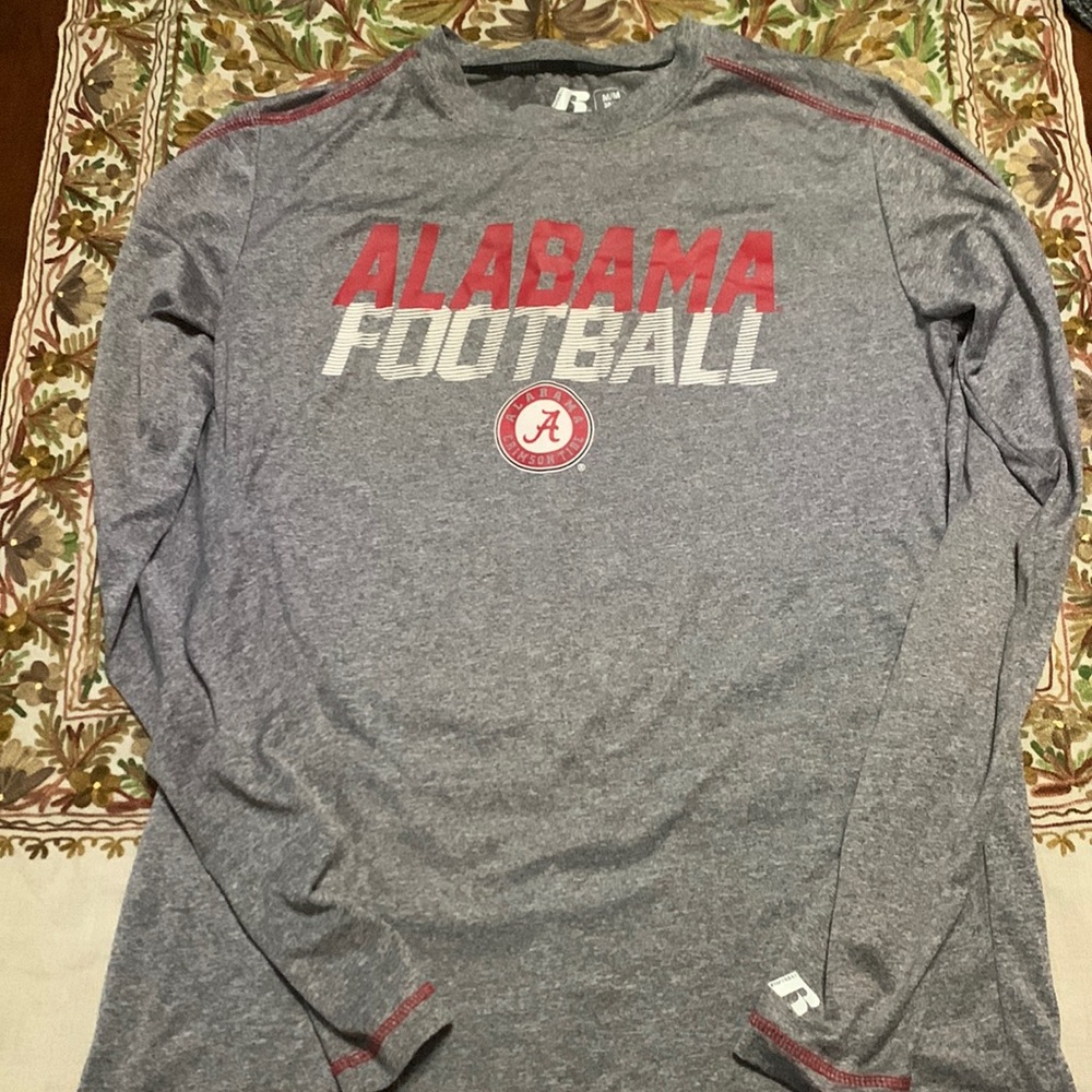 Alabama university dry wick shirt long sleeve, medium